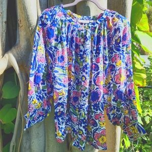 Roller Rabbit Floral Blouse